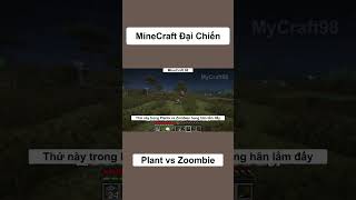 Minecraft Đại Chiến Plant Vs Zoombie P6 #shorts #minecraft