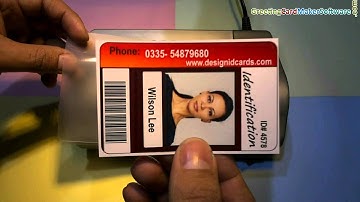 Process of designing and printing Identity card using ID Card Maker Software