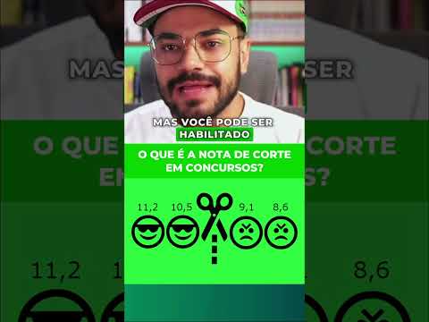 O que é a NOTA DE CORTE em CONCURSOS públicos?