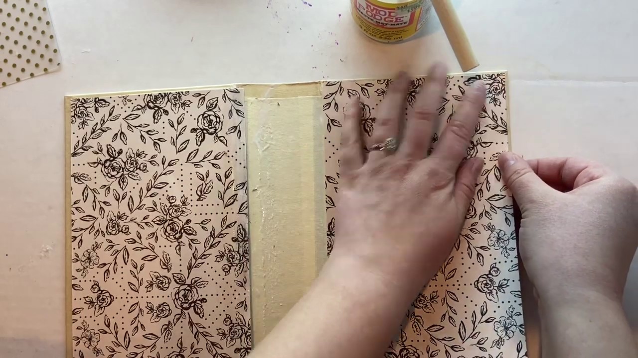 Make a junk journal cover with me - YouTube