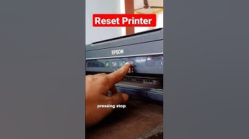 How to Fix Epson L380 Printer Red light Blinking | Reset #shorts #shortsfeed