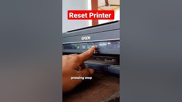 How to Fix Epson L380 Printer Red light Blinking | Reset #shorts #shortsfeed