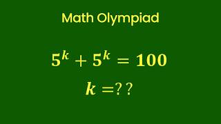 Math Olympiad Mathematics: How Fast Can You Solve This Exponential Equation