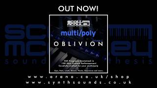 Korg multi/poly - Oblivion Vol.1 OUT NOW! (Demo 1 - Performances 1 to 40)  #custom #korg #multipoly