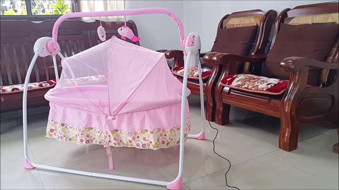 เปลไกวไฟฟ้า Electric baby cradle YouTube
