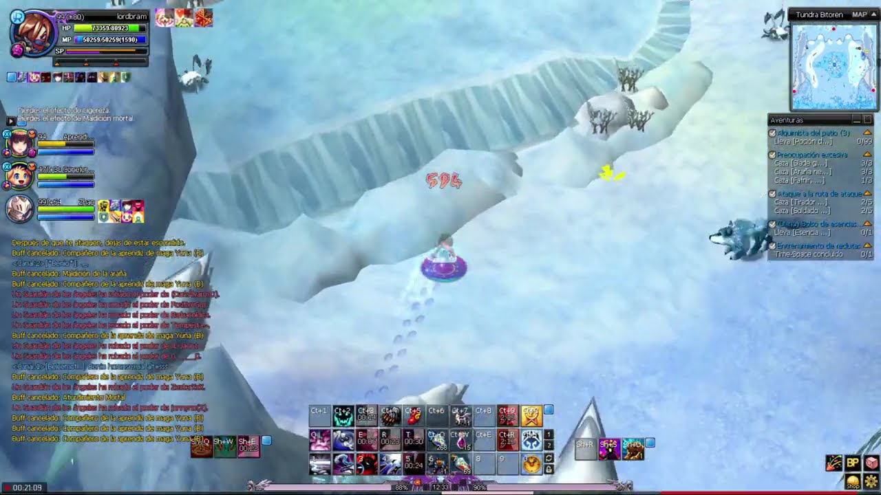 Nostale Dragonveil  Pvp en Glacernon Sp Asesino Pt #2