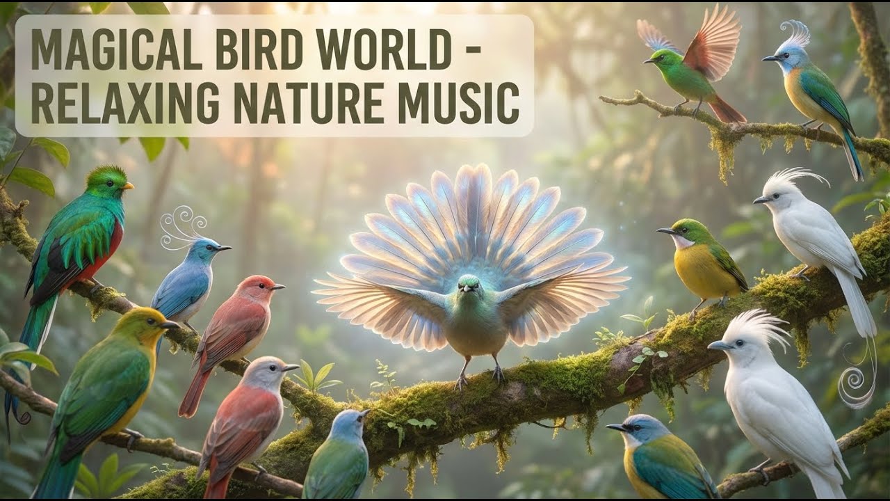 The Wonderful World of Birds | Feather Dances & Nature's Music for Relaxation and Stress Reduction
