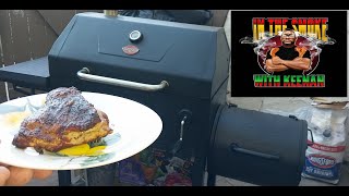 I added the Side Firebox to my @Char-Griller Legacy #inthesmokewithkeenan #smokedchicken