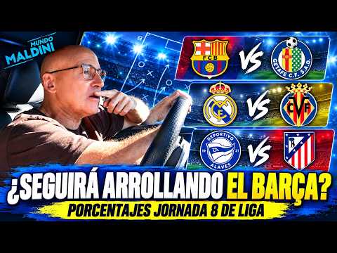 WILL BARCELONA KEEP ON ROLLING? REAL MADRID VS VILLARREAL, ALAVÉS VS ATLETI... MY PREDICTIONS