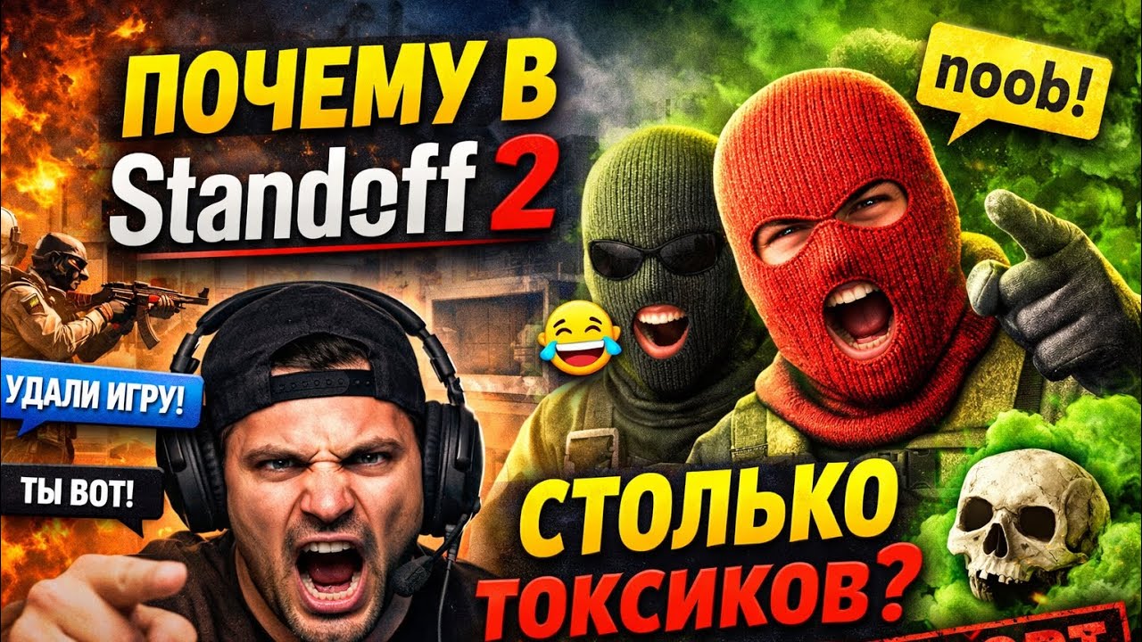 Почему в Standoff 2 СТОЛЬКО токсиков?