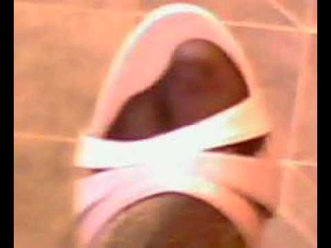 Pink Heels and Sparkle Stocking Foot Play