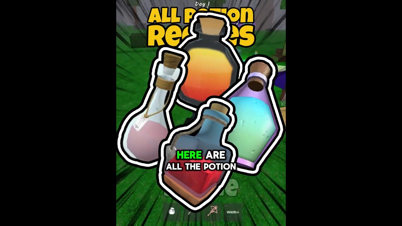 Все рецепты зелий в обновлении «Зельеварение» 🧐 99 ночей в лесу 