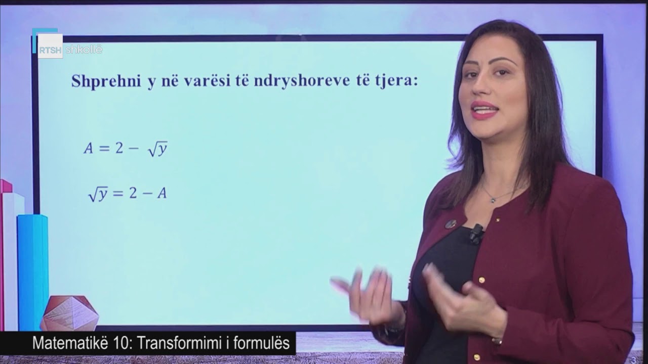 Matematikë 10 - Transformimi i formulës