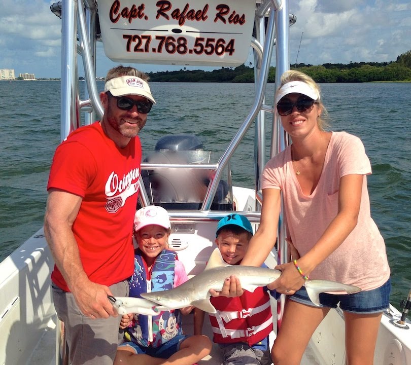 Shark Fishing with kids in Tampa Bay Florida - YouTube