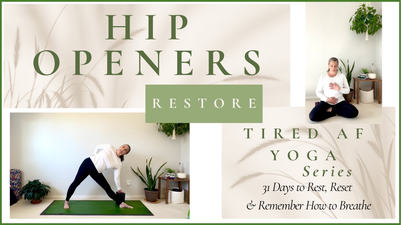 Йога для людей с усталостью, день 9: 10-минутные упражнения на раскрытие тазобедренных суставов д...