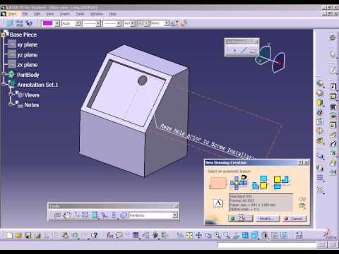 CATIA V5 - Create View from 3D annotation