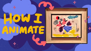 surrealist art animation ☁ frame by frame animation procreate // dream symbols