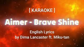 karaoke Aimer  Brave Shine english S By Dima Lancaster
