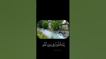 إذا جاء نصر الله والفتح- إدريس أبكر - #سورة_النصر #حالة_واتس