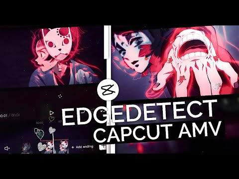 EdgeDetect (with a change in color) || CapCut AMV Tutorial