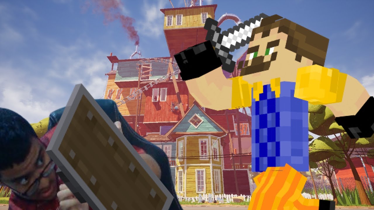 Hello Neighbor In Minecraft! | Minecraft Map Part 1 - YouTube