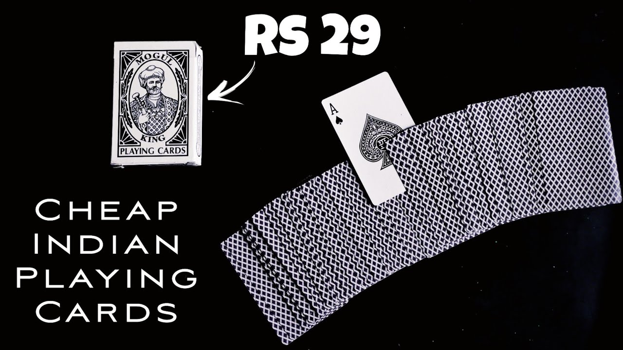Indian Deck Review | Mughal King Playing Cards Unboxing And Review (In Hindi)