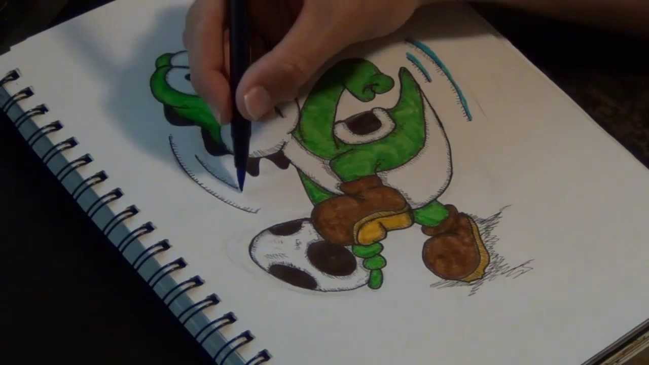 How To Color Yoshi!! UndiciEleven | Art | Yoshi - YouTube