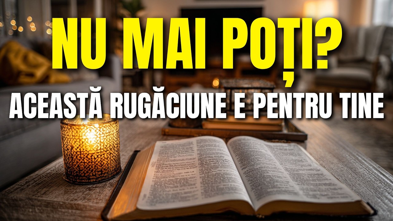 Ești obosit și fără ieșire? Această rugăciune de recunoștință este pentru tine