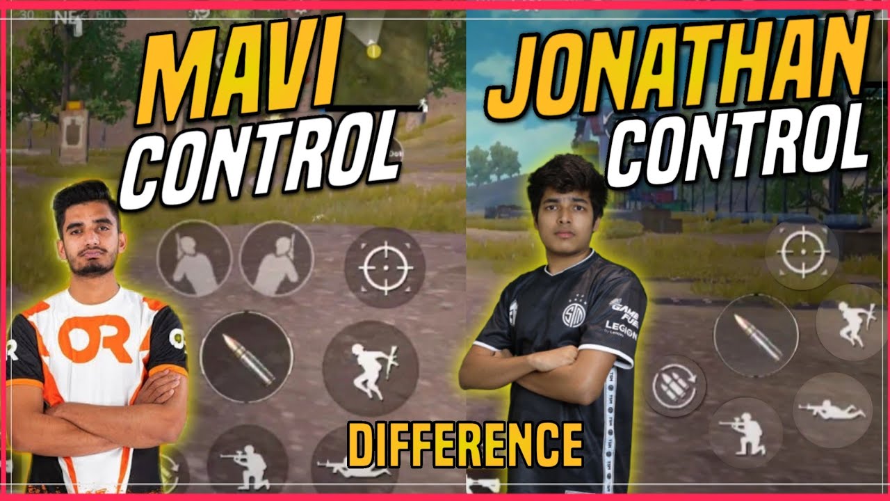 Jonathan control vs Mavi control | Difference | Thumb control comparison | Best thumb controls