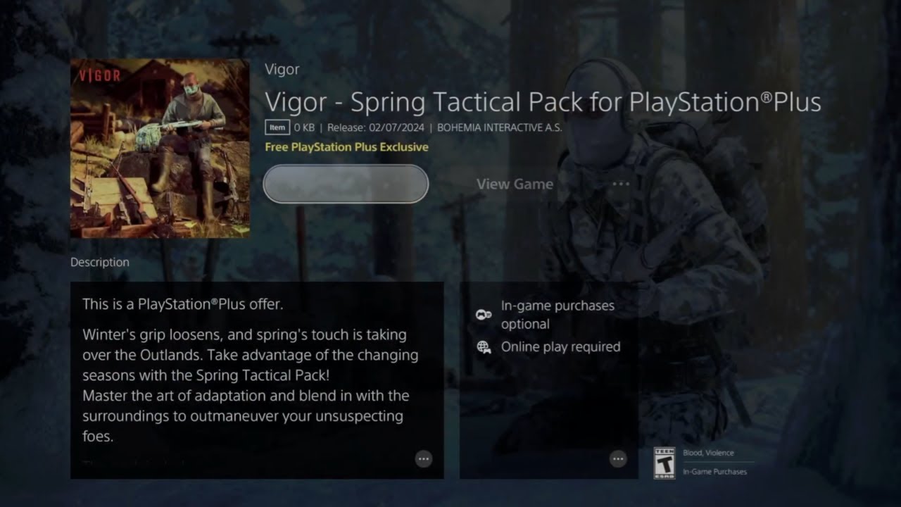 How to Download Vigor - Spring Tactical Pack for PlayStation Plus on ...