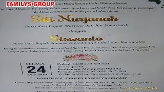 Live New Familys Group edisi Kedaung Wetan,Neglarasi selasa 24 Desember 2019