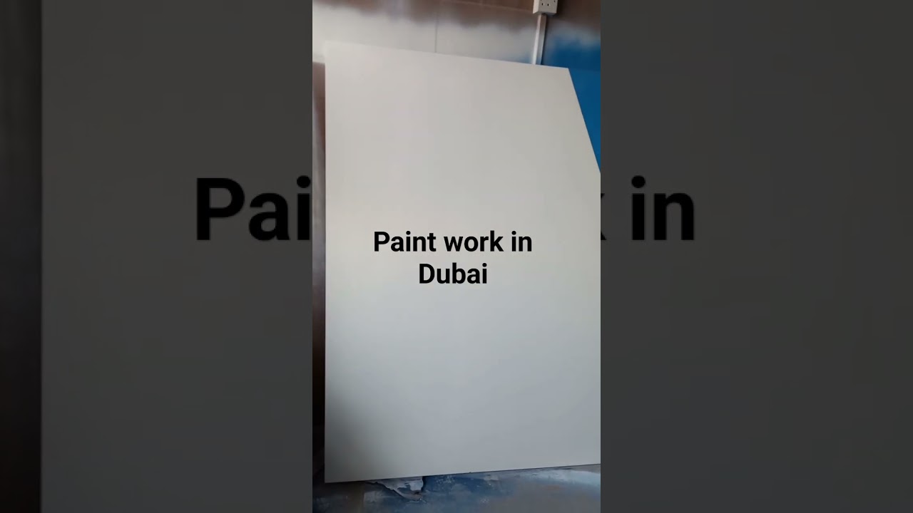 Paint work in Dubai 🇦🇪 