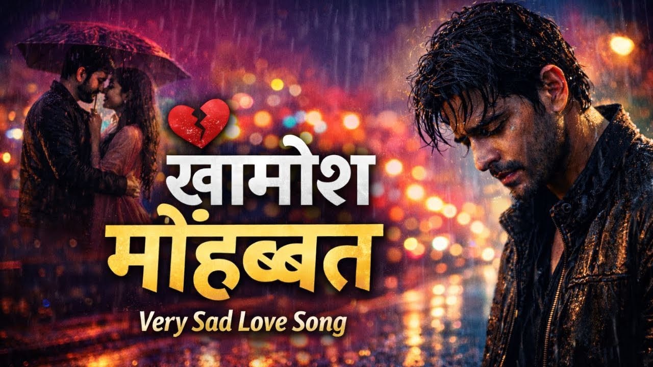 जिसे टूटकर चाहा वही सबसे ज़्यादा रुलाए 🥀 | Sad Love Song Hindi | Khamosh Mohabbat