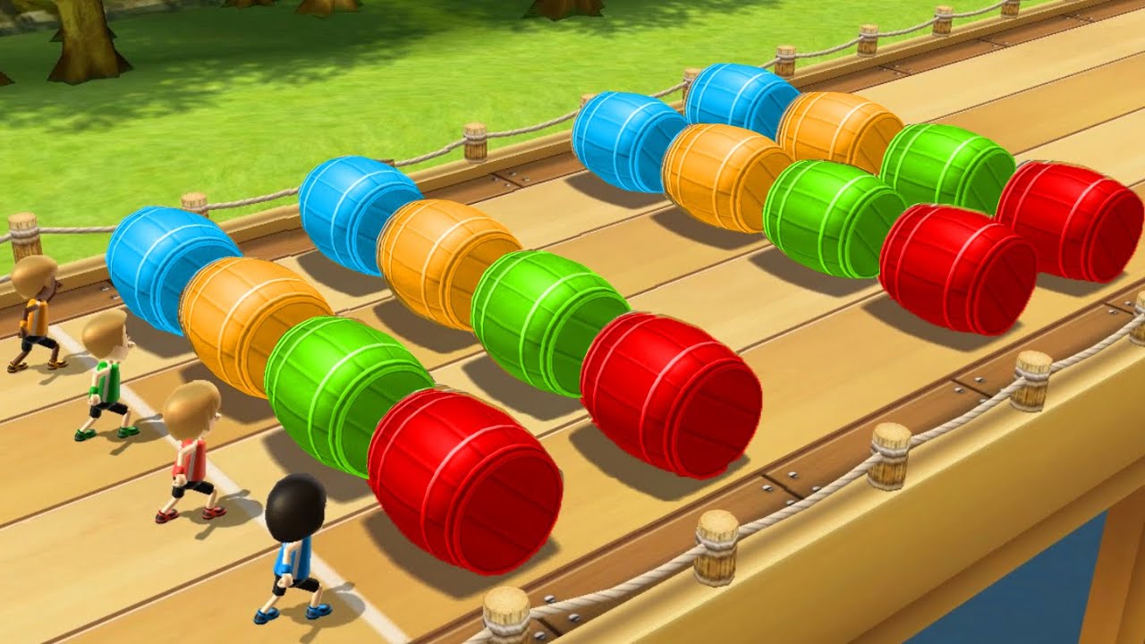 Wii Party Minigames - Little Penguin Vs Alisha Vs Tyrone Vs Stephanie (Master CPU)