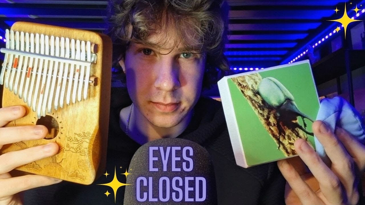 ASMR Eyes Closed Instructions (simple tests, left or right, categories)🛌😴