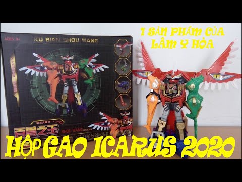 Video Review Hộp hợp thể Gao Icarus 2020- Siêu nhân Bách Thú... - youtube