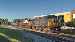 CSX F782 Rocky Mount NC 05/12/2026 Monster Train Arriving w CSX #1852 Trailing!