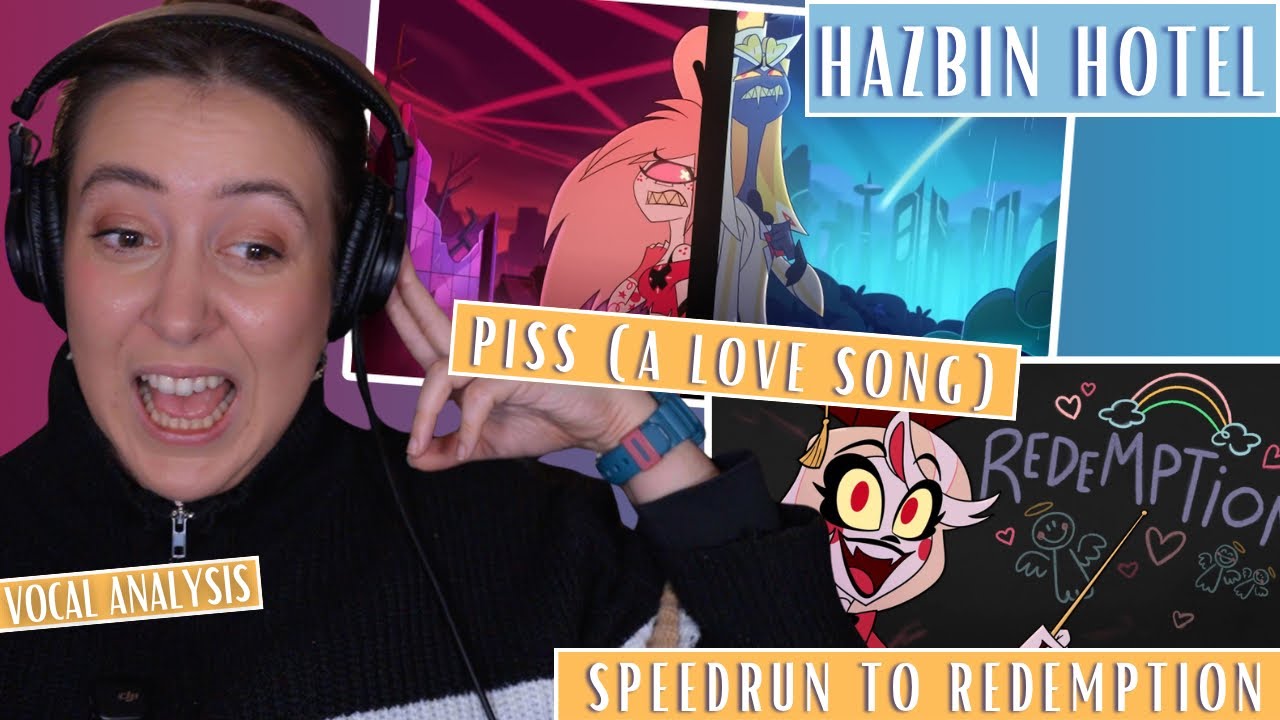 Love Duet we needed! Piss (A Love Song) + Speedrun To Redemption HAZBIN HOTEL (Reaction & Analysis)