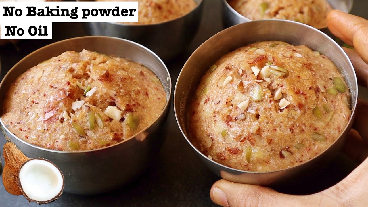 పచ్చి కొబ్బరి,గోధుమపిండి కలిపి ఇలా కప్ కేక్స్ చేయండి😋టేస్టీ &హెల్దీ👌Coconut Cup Cakes😋Cake In Telugu