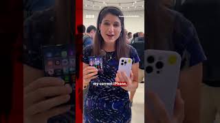 Apple unveils new foldable iPhone. #BBCNews