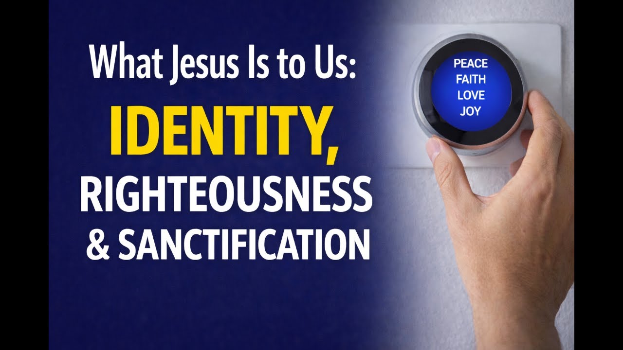 What Jesus is to Us:  Focus - Sanctification