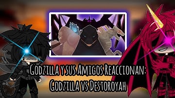 ✨🐲Godzilla y sus Amigos Reaccionan🐲✨: 💫🍥Godzilla vs Destoroyah🍥💫 🦖Parte 1/3🦖 💜Gacha Club💜