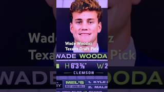 Wade Woodaz Texans NFL Draft Pick
