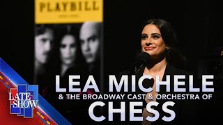 Nobodys Side  Lea Michele And The Broadway Cast U0026 Orchestra Of Chess  On The Late Show