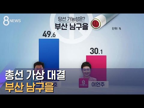 [여론조사] 민주 박재호 51.2% vs 통합 이언주 37.2% / SBS