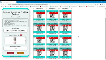 HOTSPOT VOUCHER GENERATOR UPDATED VERSION WITH QR CODE FEATURE.