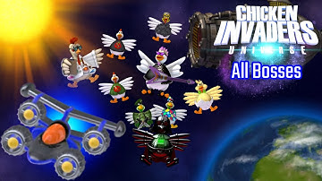 Chicken Invaders Universe: All Bosses (Redone) 2022