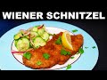 Schnitzel — veal, chicken and pork versions — with cucumber salad