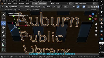 Blender Game Engine Auburn, MA Town Fly Through