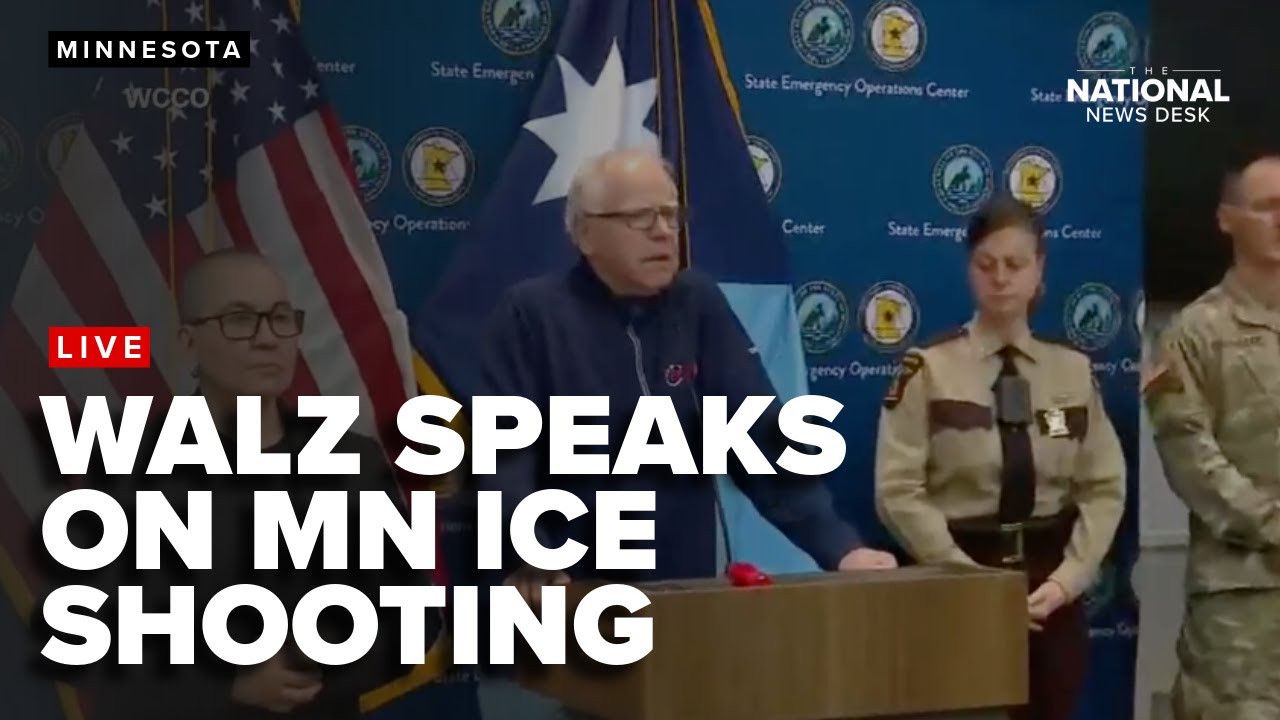 Gov. Tim Walz addresses fatal shooting involving federal ICE agents in Minneapolis
